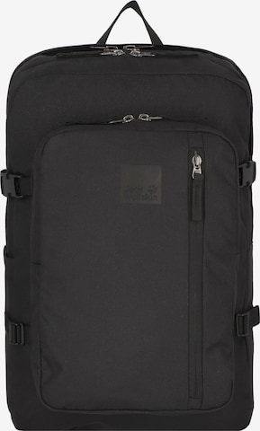 JACK WOLFSKIN Sports Backpack 'Berkeley' in Black: front