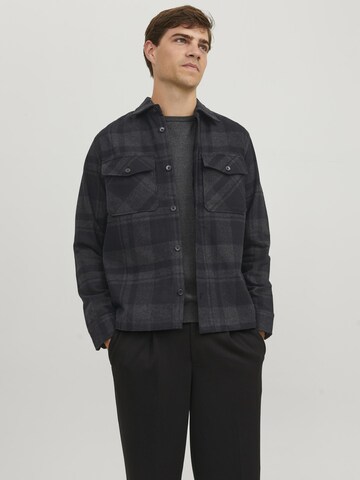 JACK & JONES Regular Fit Hemd 'ROY' in Grau: predná strana