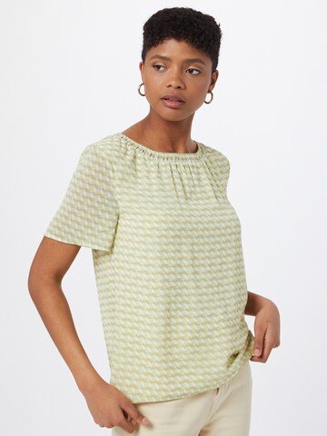 comma casual identity - Blusa en verde: frente