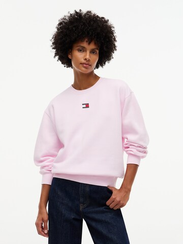 Tommy Jeans Sweatshirt in Pink: Vorderseite