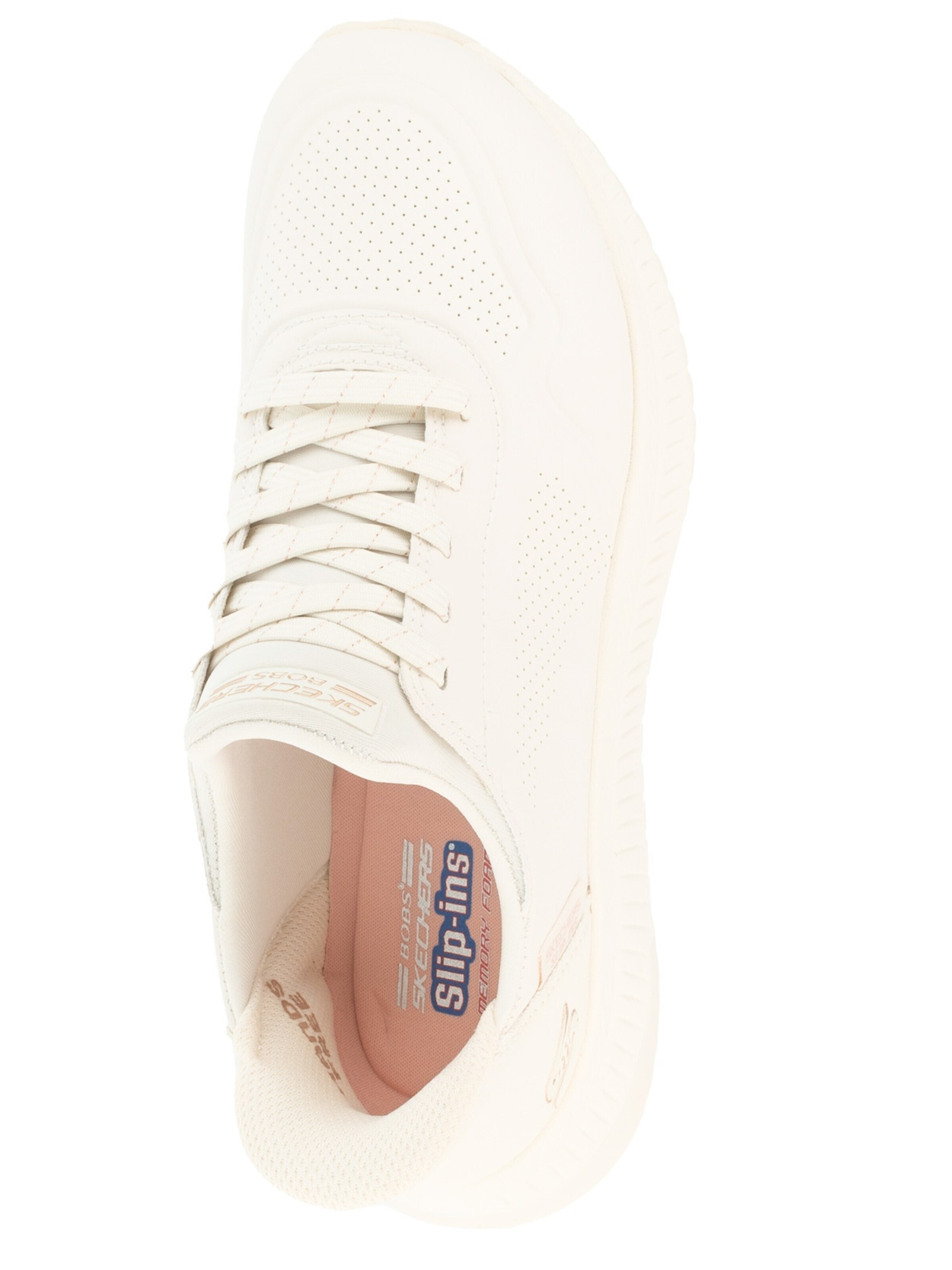 SKECHERS Sneakers laag 'Skechers Slip-Ins: Bobs Squad 4 - Key Look' in Wit