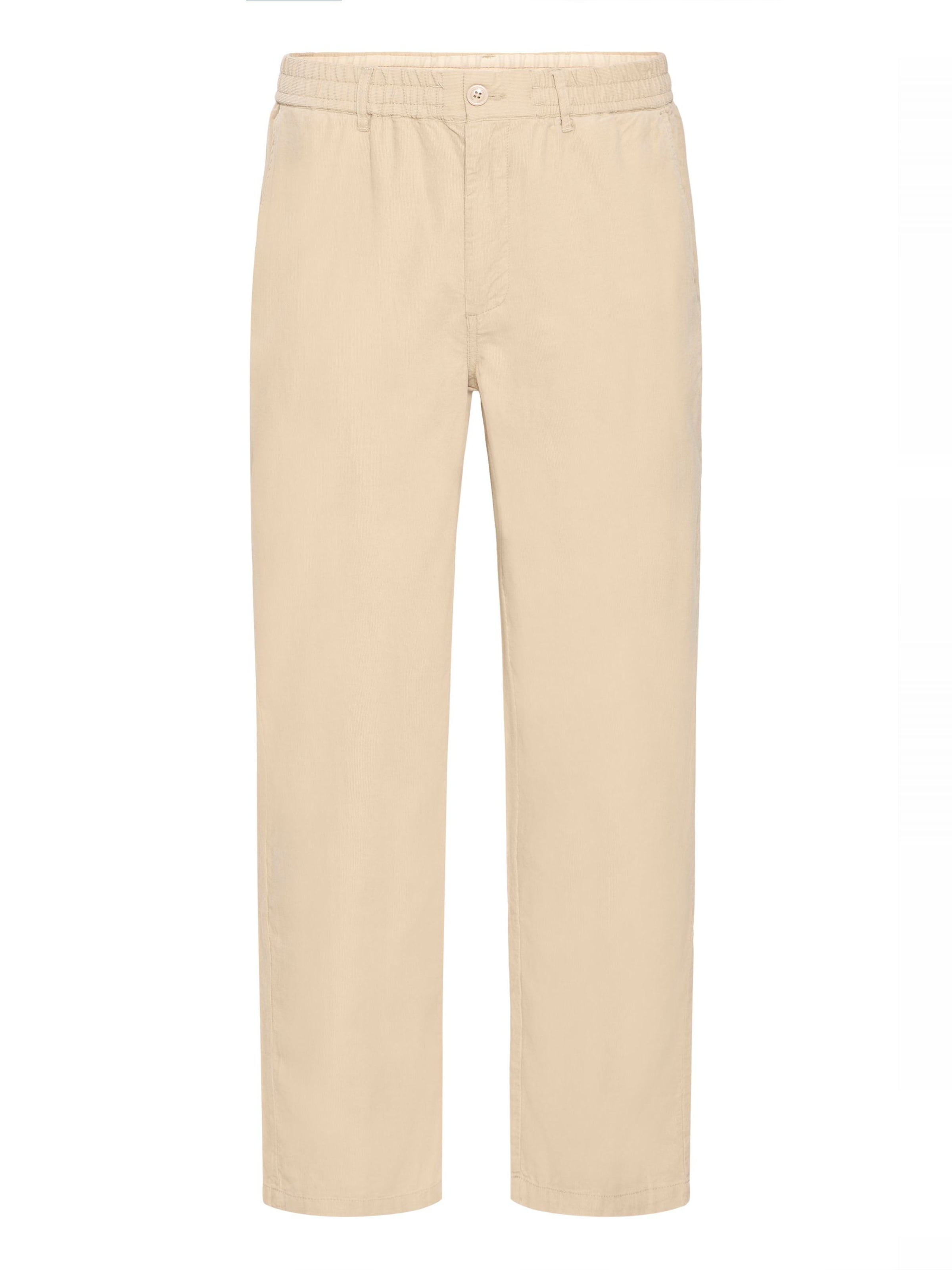 Loosefit Pantaloni chino 'Alicante' di Kronstadt in beige: frontale