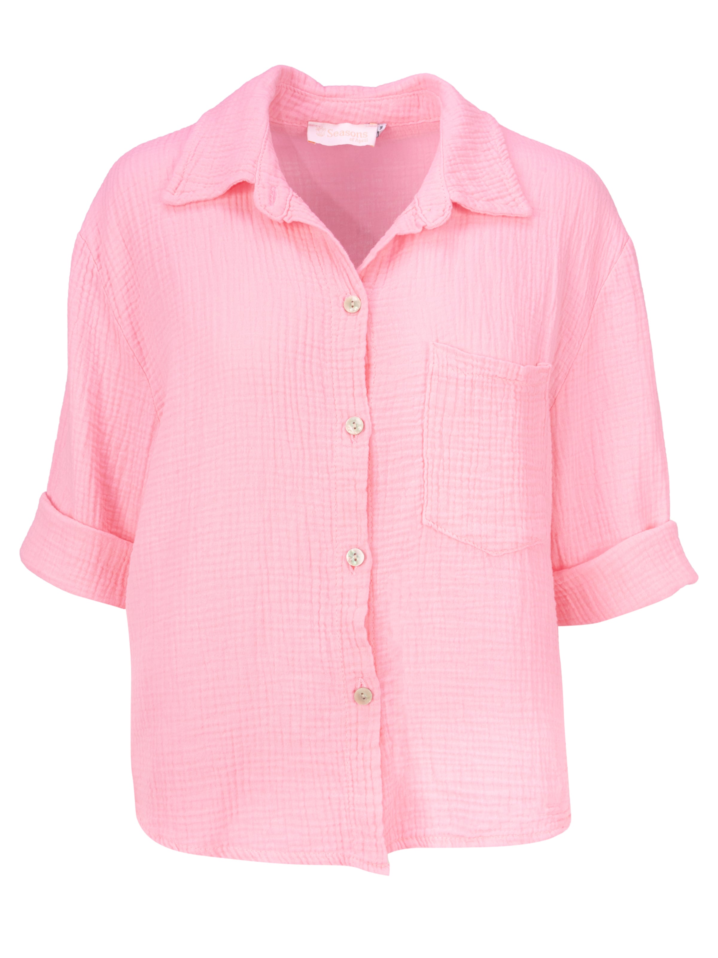 Seasons of April Blouse 'Celina' in Pink: front