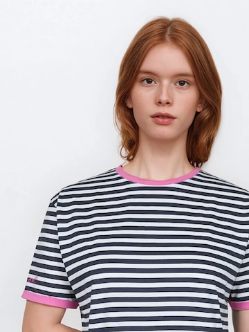 T-shirt 'UCK' salzhaut en mélange de couleurs