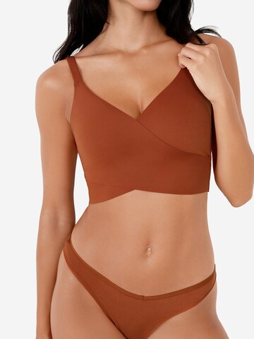 ETAM Bralette Bra in Brown