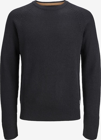 JACK & JONES Sweater in Black: front