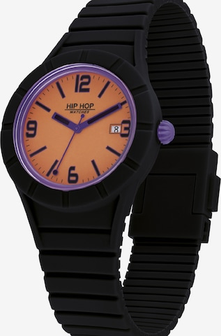 Orologio analogico 'X Man' di Hip Hop in nero: frontale