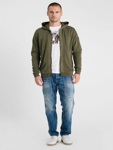 Le Temps Des Cerises Sweatvest 'Refa' in Groen