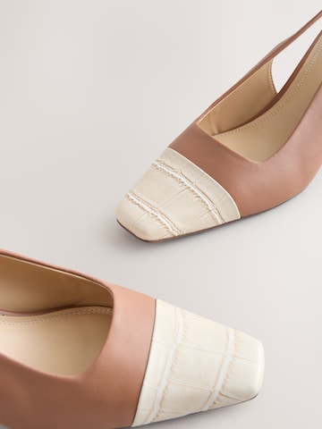 Escarpins à bride arrière 'Forever Comfort' Next en marron