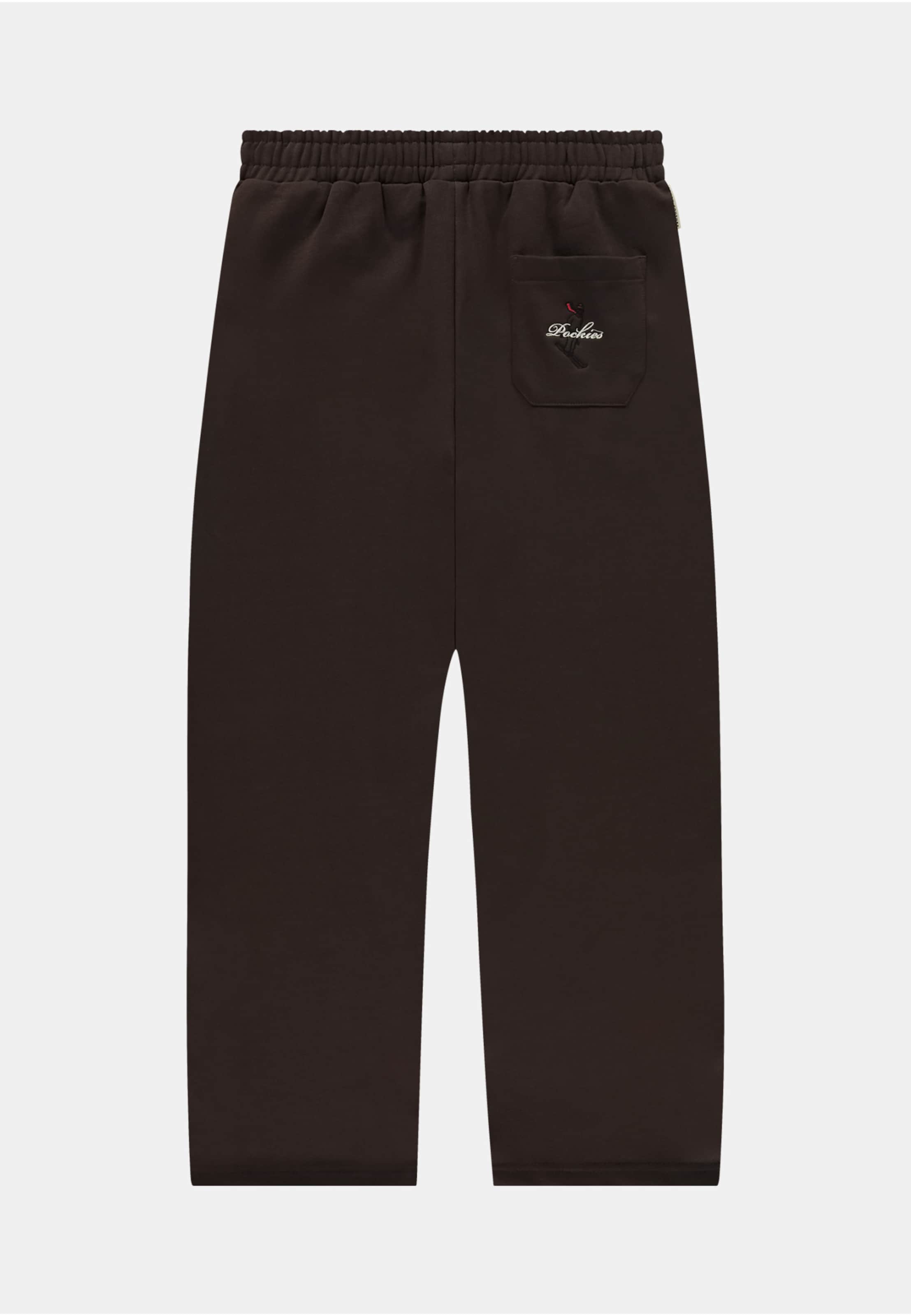 Loosefit Pantalon Pockies en marron