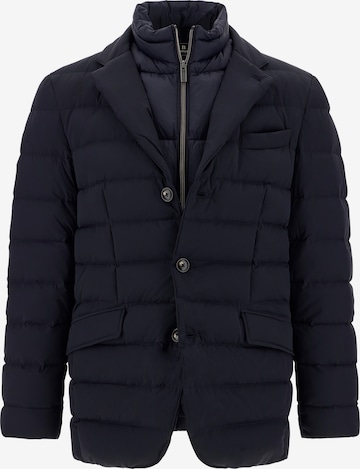 Boggi Milano Winterjas in Blauw: voorkant