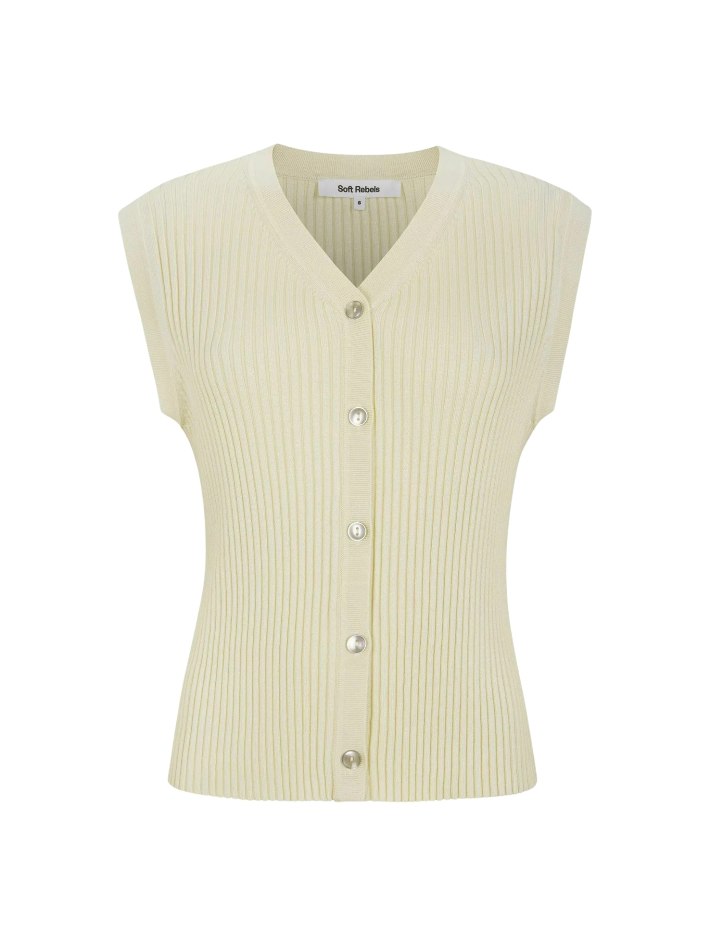 Gilet 'Sunva' di Soft Rebels in beige: frontale