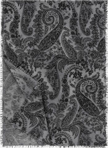 Roeckl Sjaal ' Soft Paisley ' in Grijs: voorkant