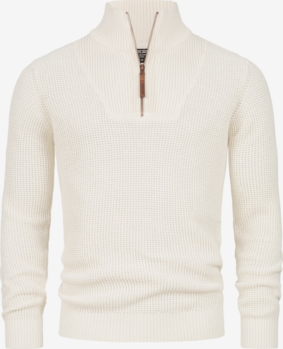 INDICODE JEANS Pullover 'Yassip' in S in weiß, Produktansicht