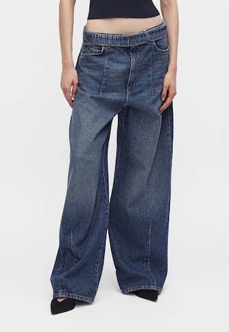 Weekend Max Mara Wide leg Τζιν 'MADIA' σε μπλε: μπροστά
