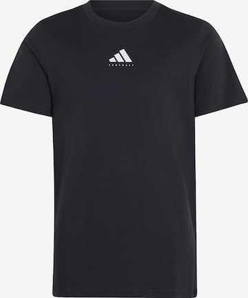 ADIDAS PERFORMANCE - Camiseta funcional en negro: frente