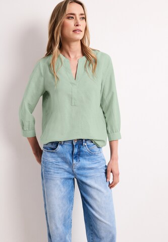 STREET ONE Blouse in Green: front