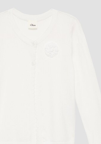 s.Oliver Strickjacke in Weiß