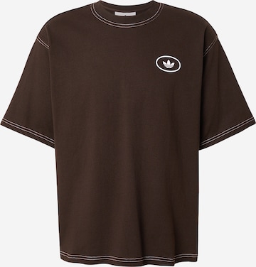 T-Shirt 'SHOEMAKER' ADIDAS ORIGINALS en marron : devant