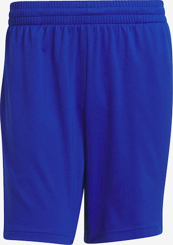 ADIDAS PERFORMANCE Workout Pants in Blue: front