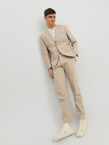 Coupe slim Pantalon chino 'Riviera' JACK & JONES en beige