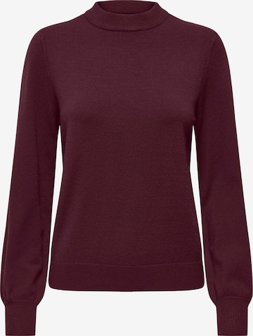 Pull-over 'ONLBIRTHE' ONLY en rouge : devant
