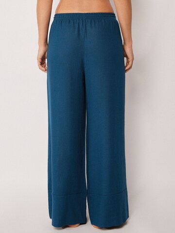 CALZEDONIA Wide leg Pants 'Palazzo' in Blue