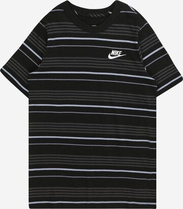 Nike Sportswear T-Shirt 'CLUB' in Schwarz: predná strana