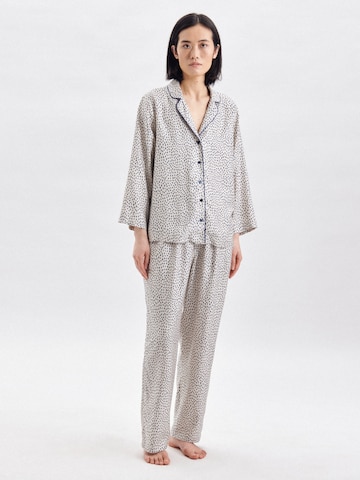 Pantalon de pyjama 'Heart' SEIDENSTICKER en blanc