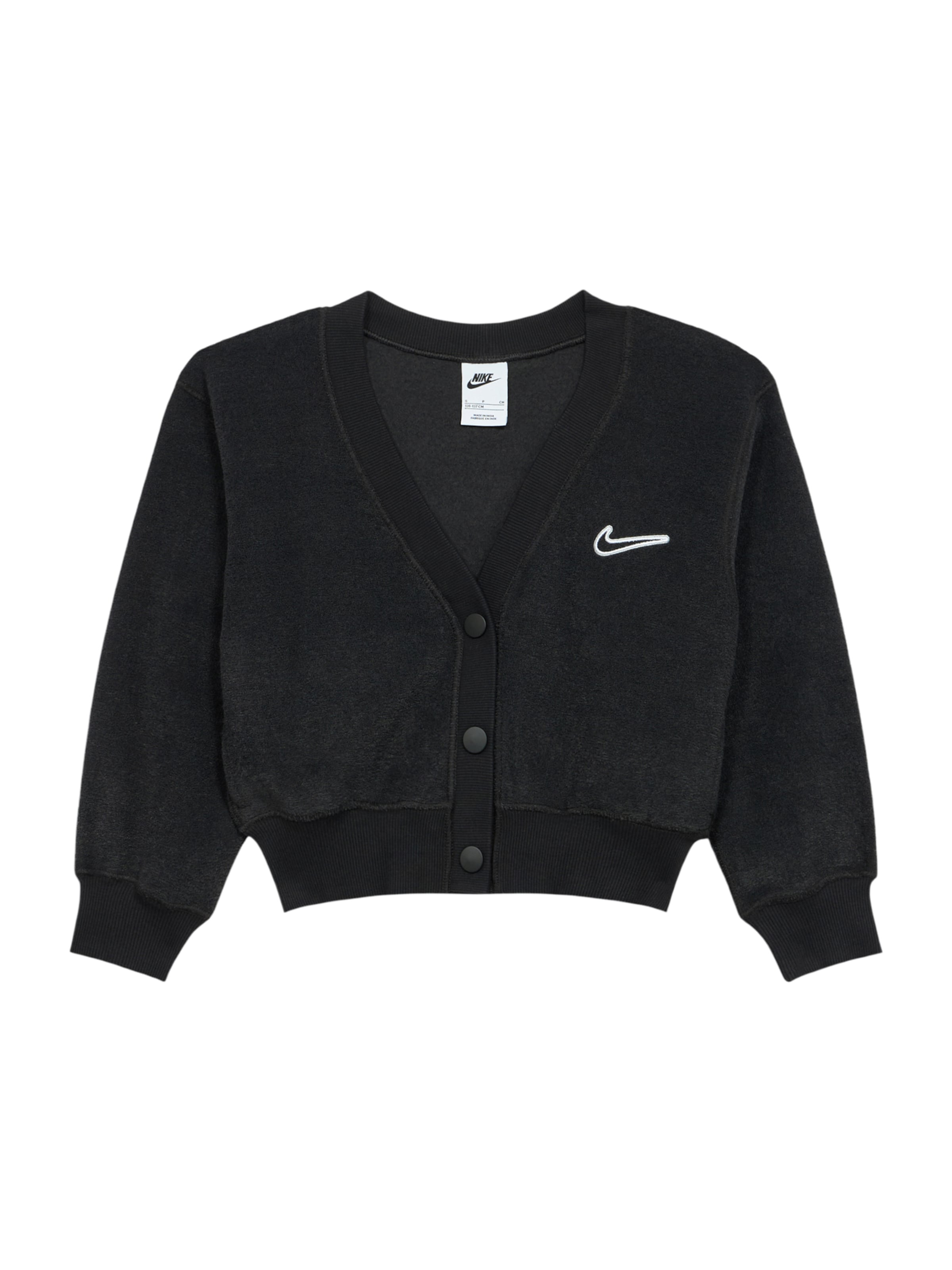 Giacca di felpa di Nike Sportswear in nero: frontale