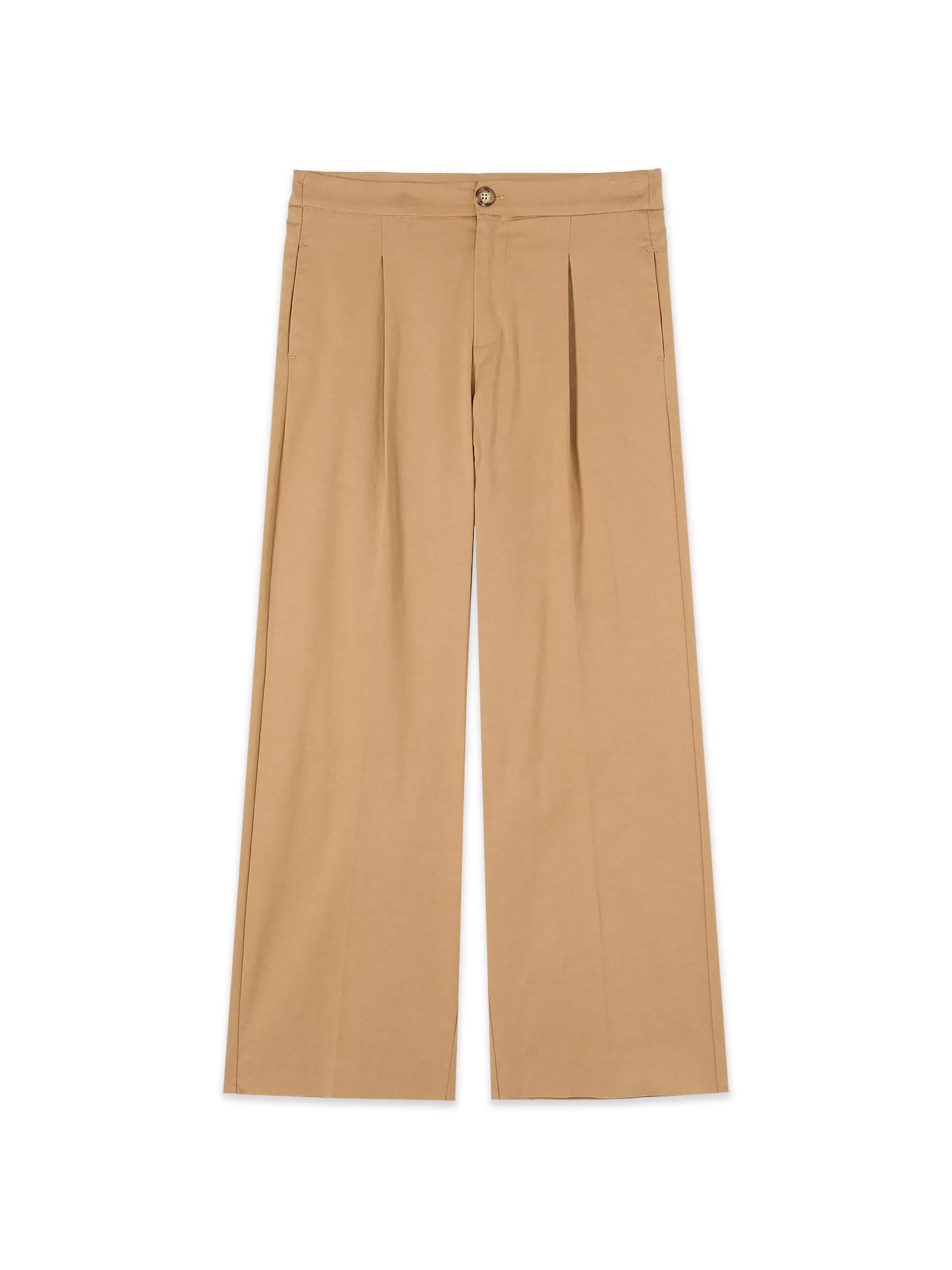 Baggy Pantaloni di oltre in beige: frontale