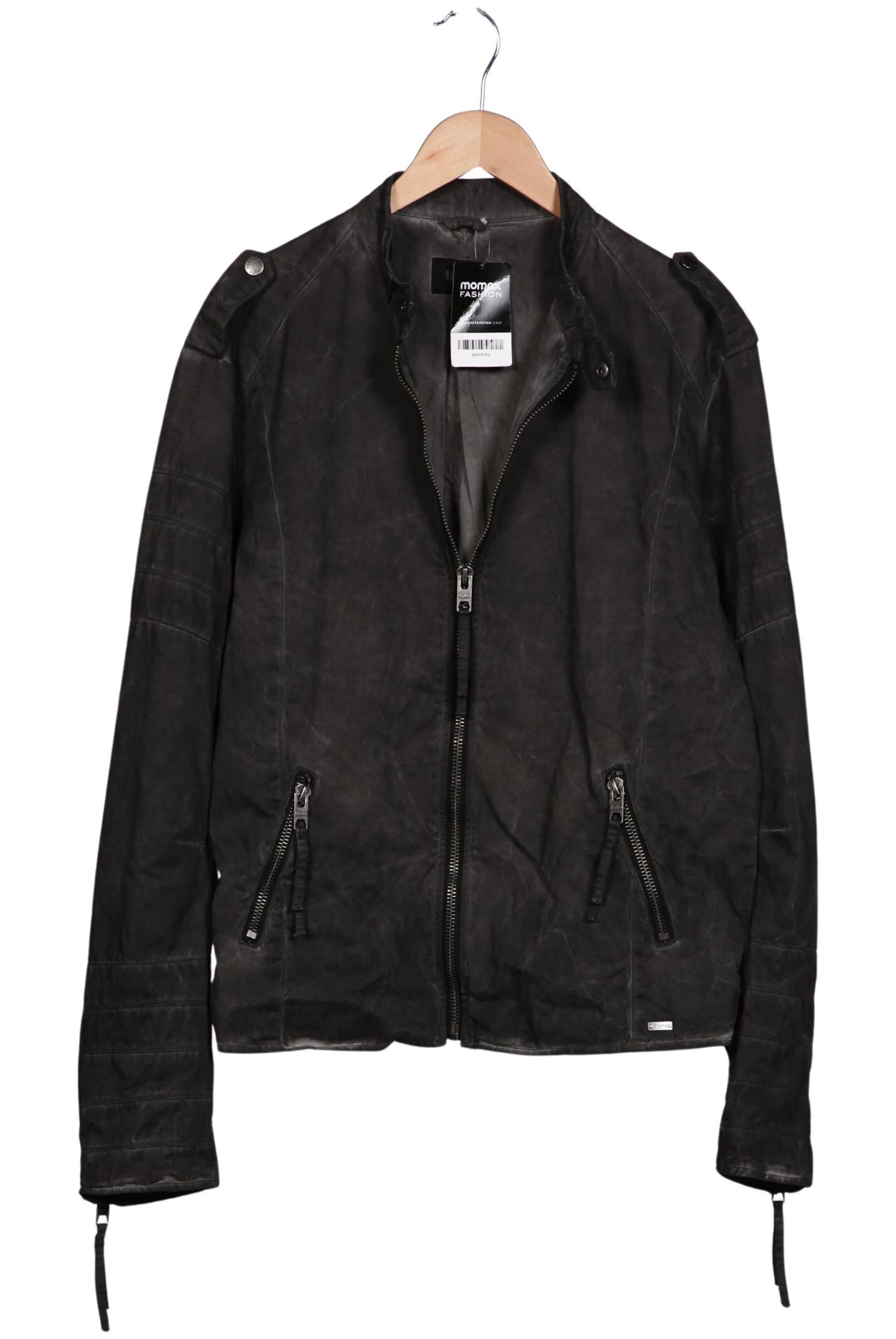 Leather Jacket Tigha Biker Jacke Biker Jacket Tigha Jacke Grau