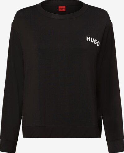 HUGO Majica za spanje | črna / bela barva, Prikaz izdelka