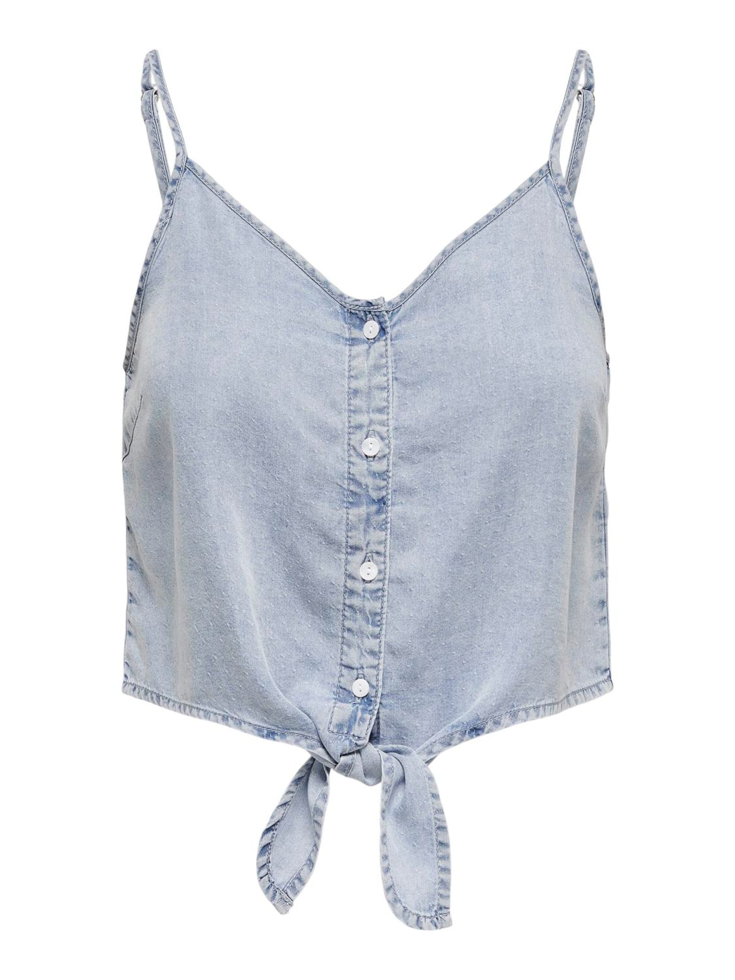 ONLY Blus 'BETH' i blå: framsida