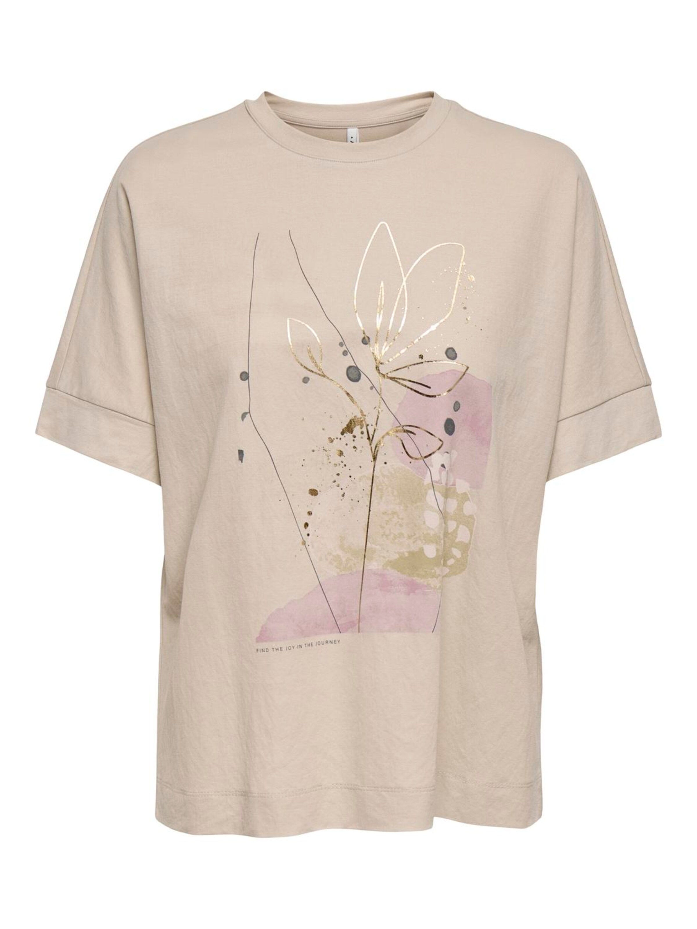 ONLY T-Shirt in Beige: Vorderseite