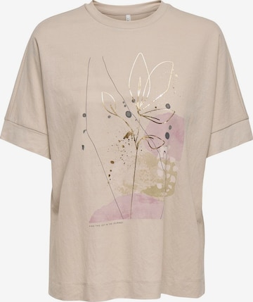 ONLY T-Shirt in Beige: Vorderseite