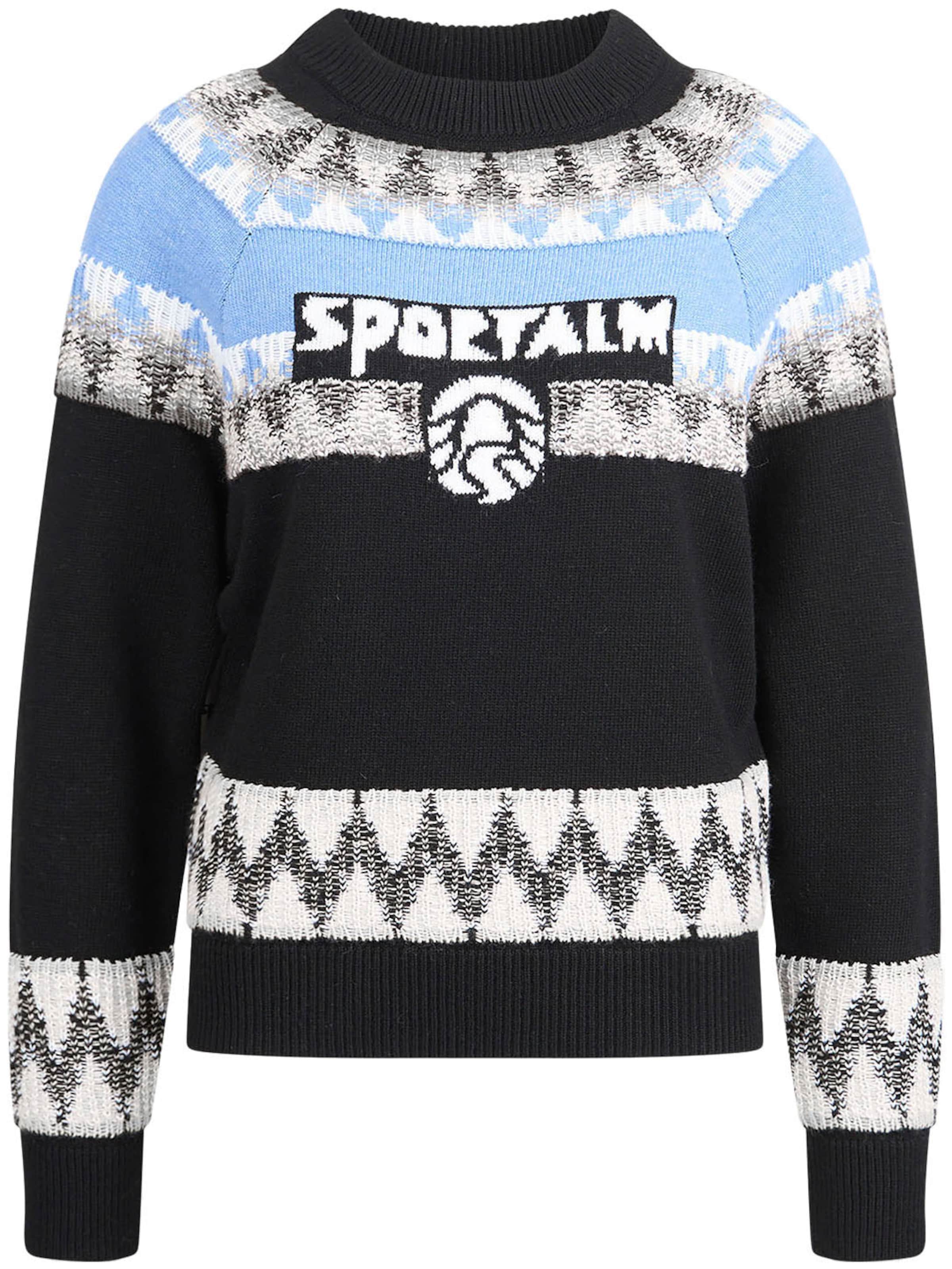 Sportalm Kitzbühel Sweater in Black: front