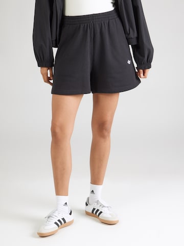 ADIDAS ORIGINALS Широкий Штаны в Черный: спереди