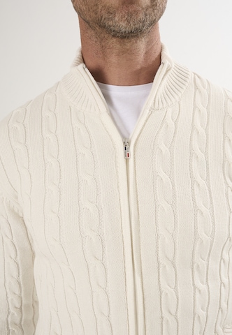 Felix Hardy Gebreid vest in Wit