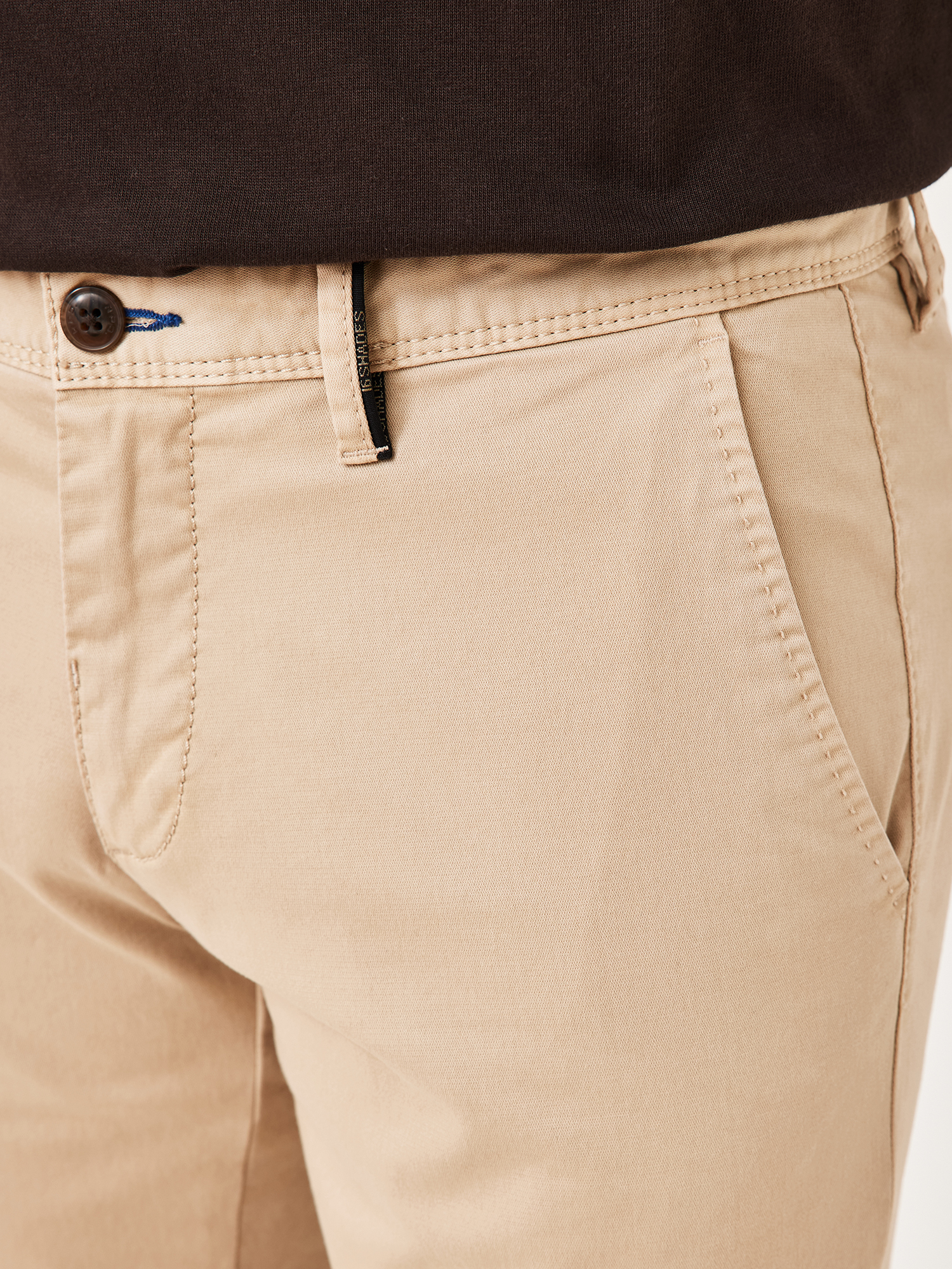 REDPOINT Slim fit Chino Pants in Beige