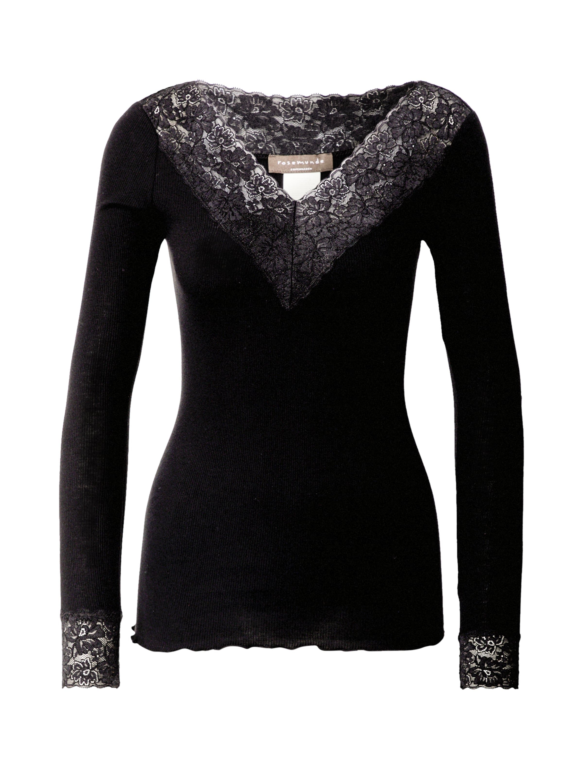 Maglietta di rosemunde in nero: frontale