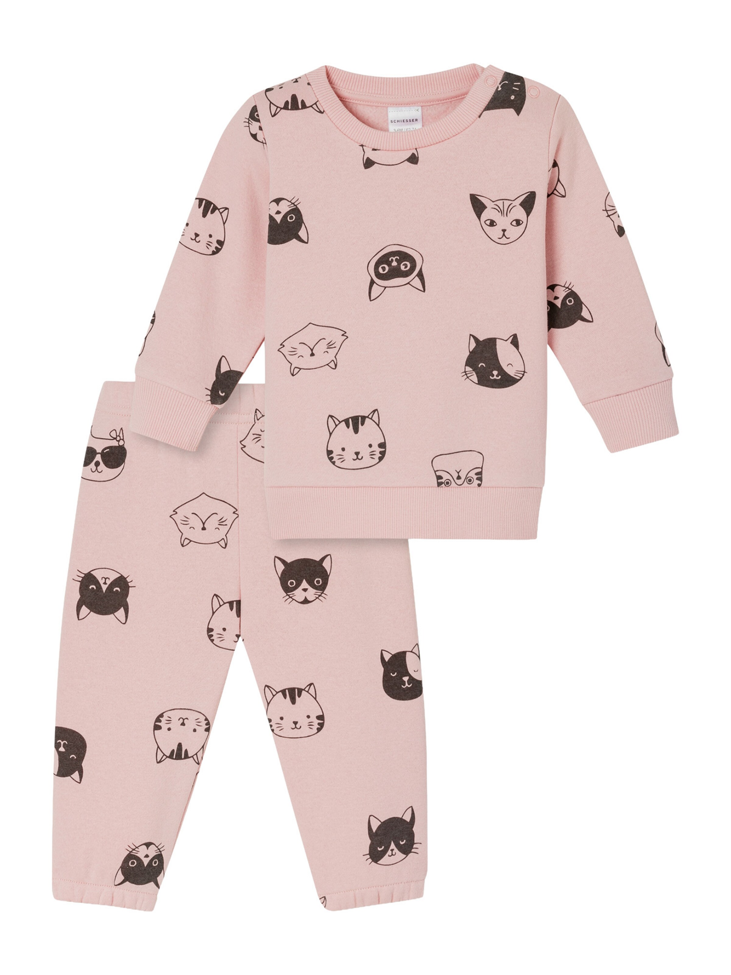 SCHIESSER Nachtkledij in Roze: voorkant