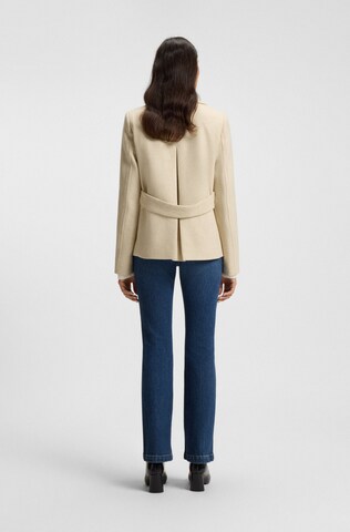 BOSS Between-Seasons Coat in Beige