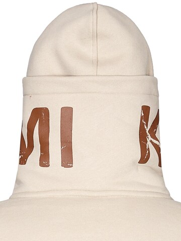 Koyumi Sweatshirt 'Free your Neck' in Beige