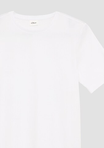 T-Shirt s.Oliver en blanc