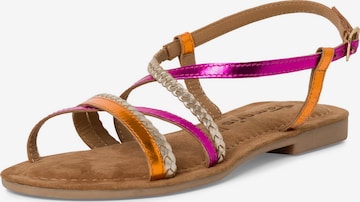 Sandales à lanières Tamaris en mélange de couleurs : devant