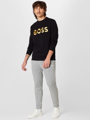 BOSS Green Sweatshirt 'Salbo' in Black