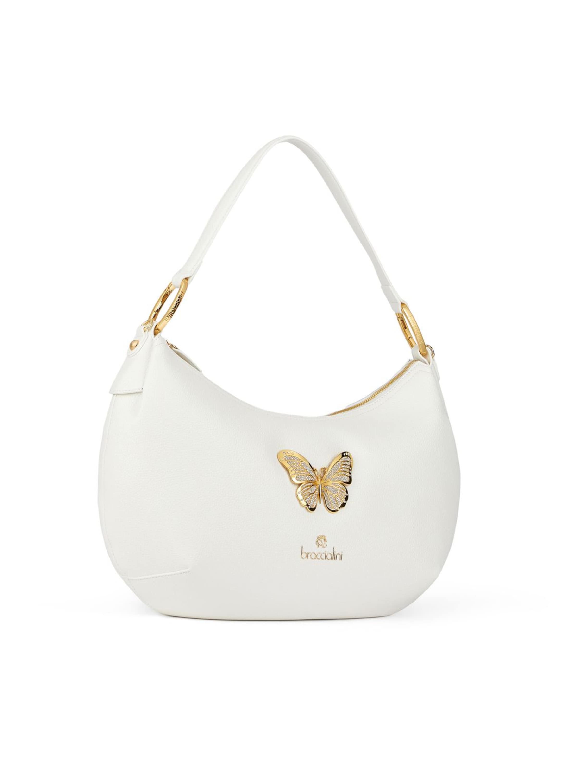 Braccialini Handbag 'Beth Jewels' in White