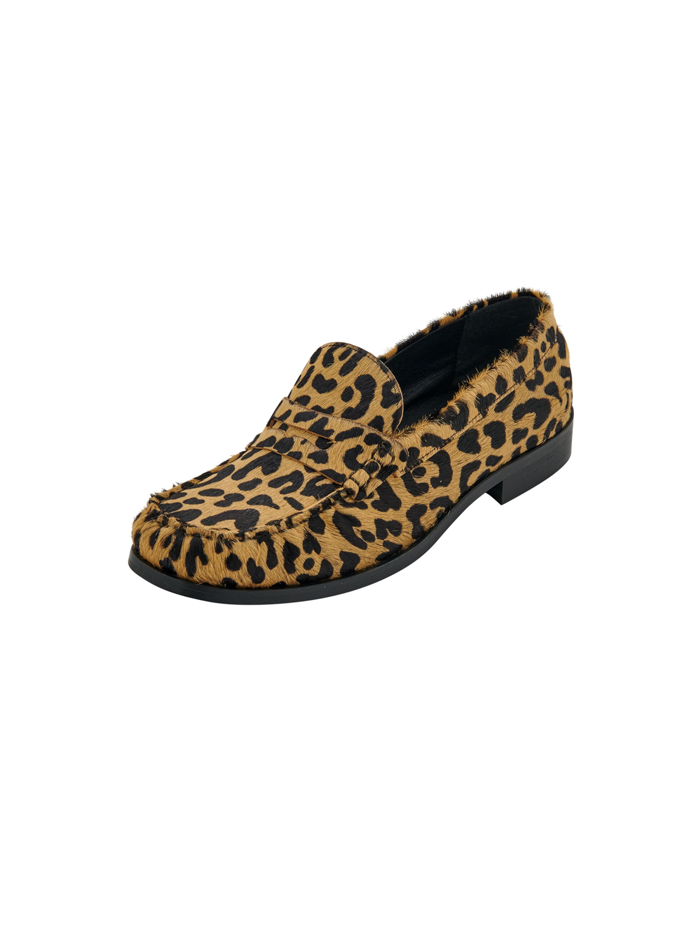 Papuci de casă 'Clara' de la EDITED pe maro: față