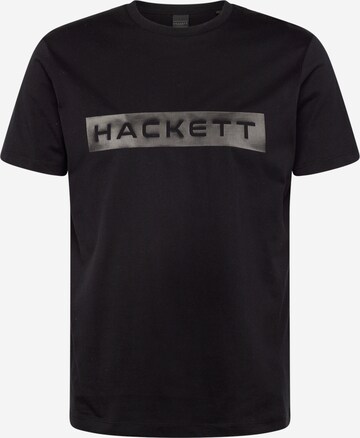Hackett London חולצות בשחור: מלפנים